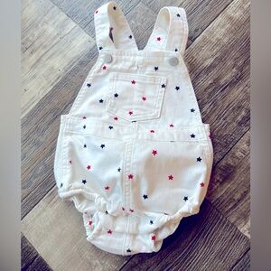 Old Navy Red,white and blue overalls